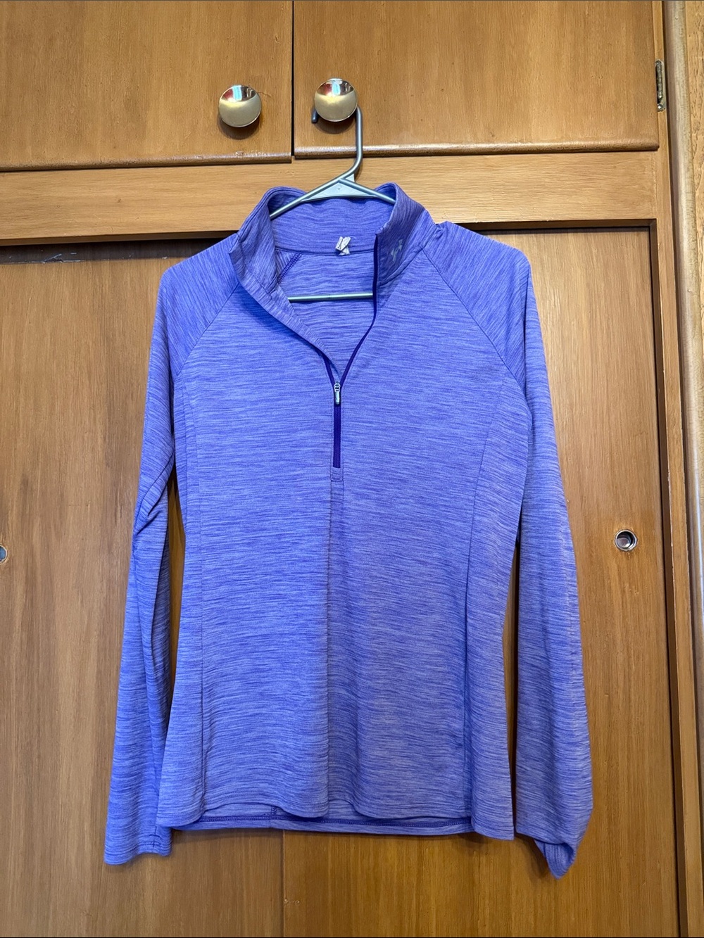Under Armour Purple Quarter-Zip Performance Pullover